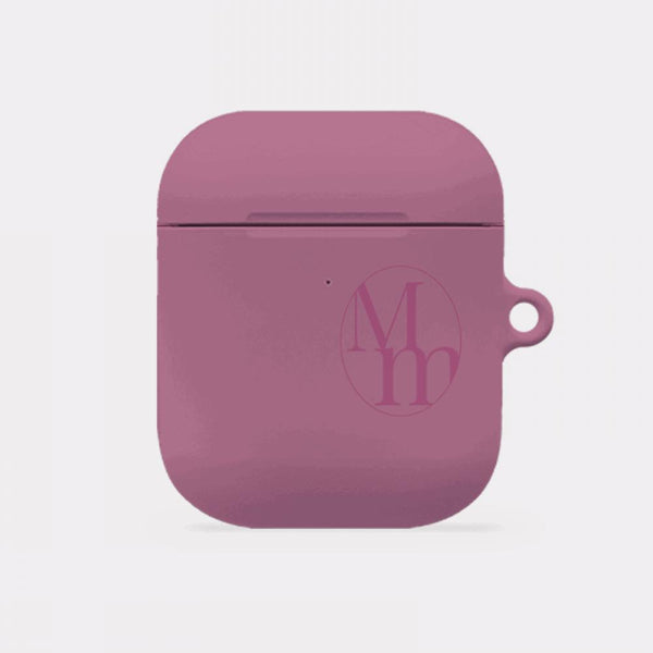 [Mademoment] Soft Cream Plain Design AirPods Case