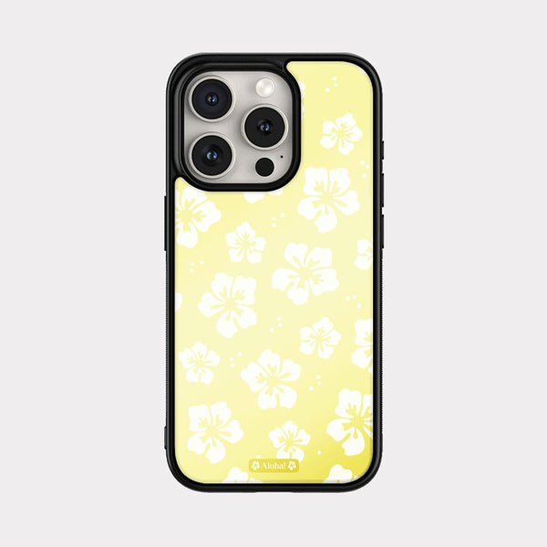 [Mademoment] Aloha Flower Design Bumper Phone Case