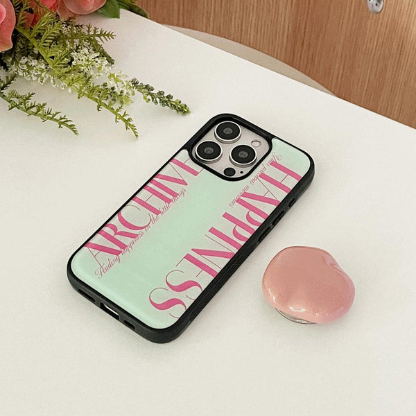 [Mademoment] Happiness Archive Design Bumper Phone Case