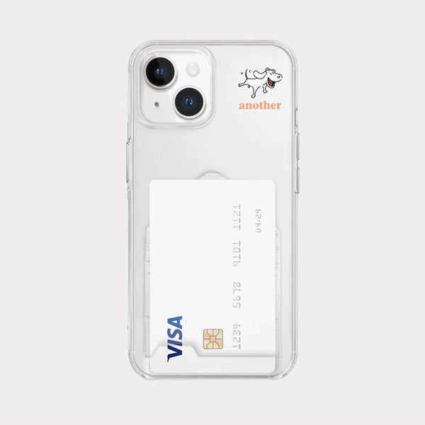 [Mademoment] Another Dog Side Design Clear Phone Case (3 Types)