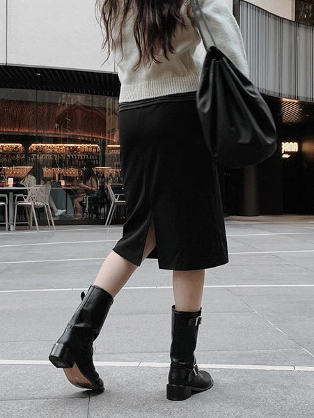 [SLOWAND] # SLOWMADE Market Training Skirt (Short/Midi/Long 3 types)