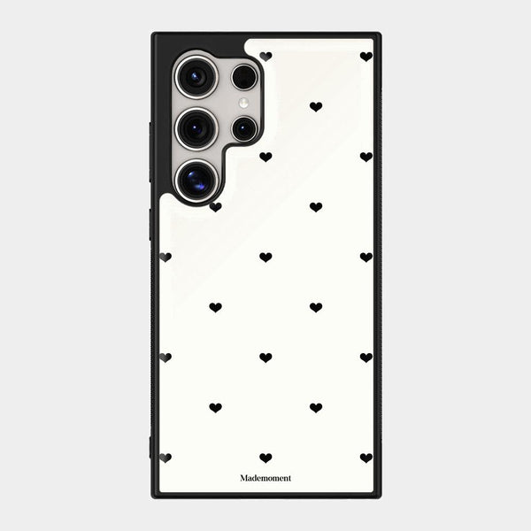 [Mademoment] Small Heart Pattern Design Bumper Phone Case