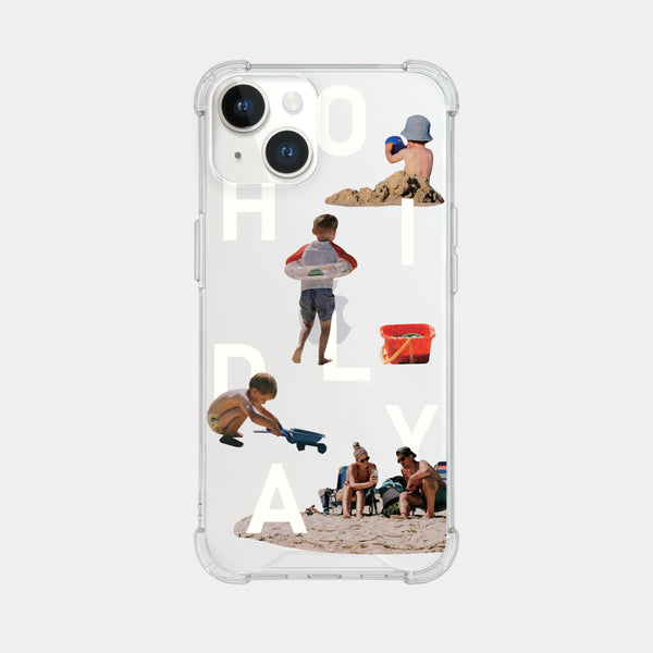 [Mademoment] Sand Play Design Clear Phone Case (3 Types)