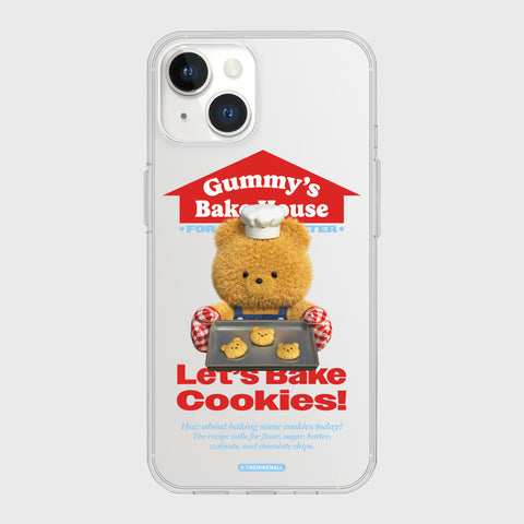 [THENINEMALL] Cookie Gummy Clear Phone Case (3 types)