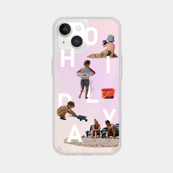 [Mademoment] Sand Play Design Glossy Mirror Phone Case