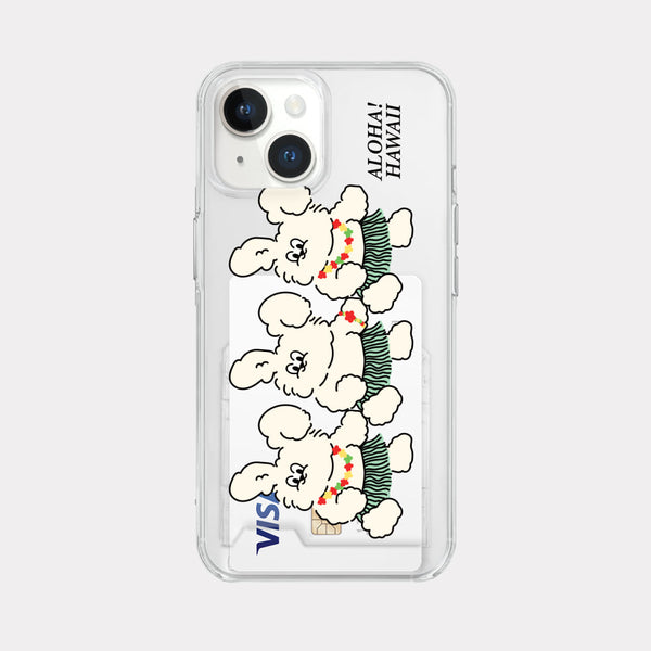 [Mademoment] Aloha Butty Design Clear Phone Case (3 Types)