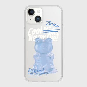 [THENINEMALL] Basic Ice Gummy Clear Phone Case (3 types)