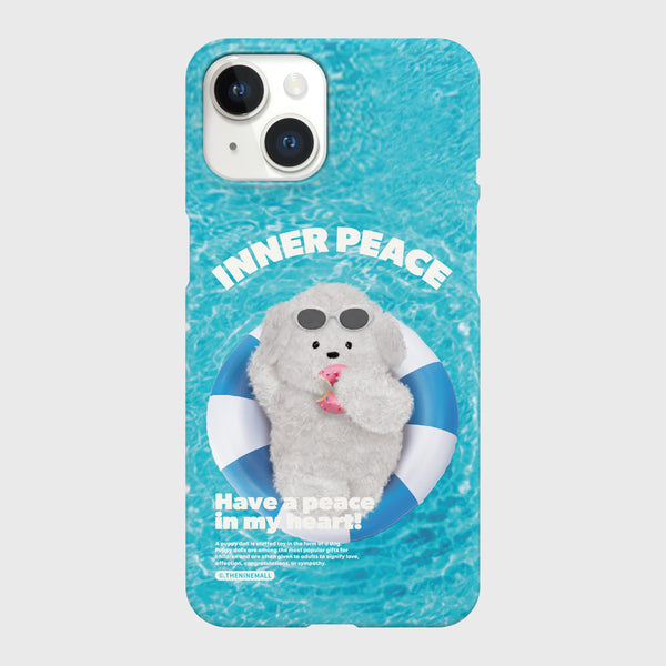 [THENINEMALL] Swim Ppokku Inner Peace Hard Phone Case (2 types)