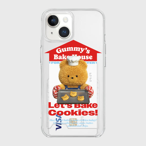 [THENINEMALL] Cookie Gummy Clear Phone Case (3 types)