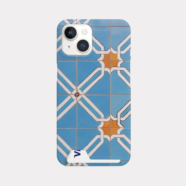 [Mademoment] Old Blue Tile Design Phone Case