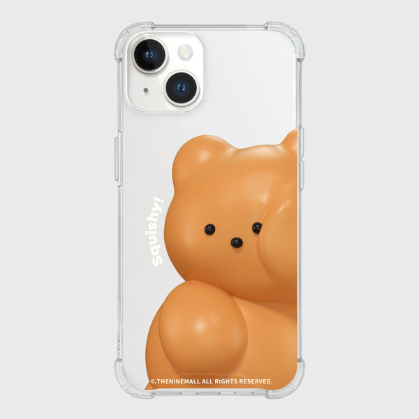 [THENINEMALL] Gummy Squishy Clear Phone Case (3 types)