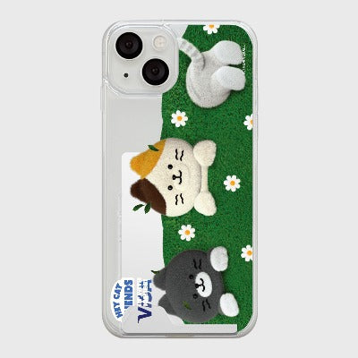 [THENINEMALL] Play In The Bush Clear Phone Case (3 types)