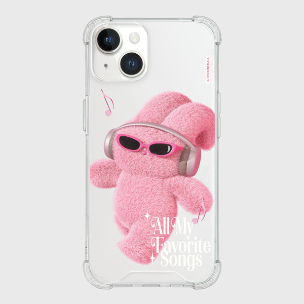 [THENINEMALL] Windy Favorite Songs Clear Phone Case (3 types)