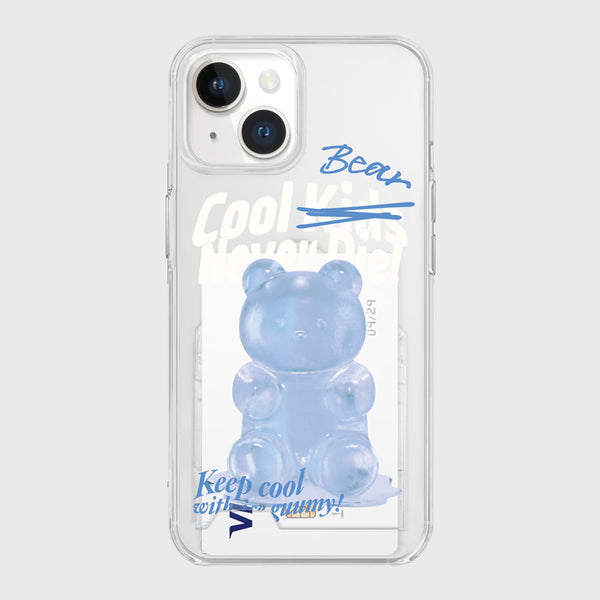 [THENINEMALL] Basic Ice Gummy Clear Phone Case (3 types)