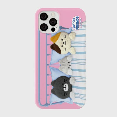 [THENINEMALL] Good Night Hey Cat Hard Phone Case (2 types)