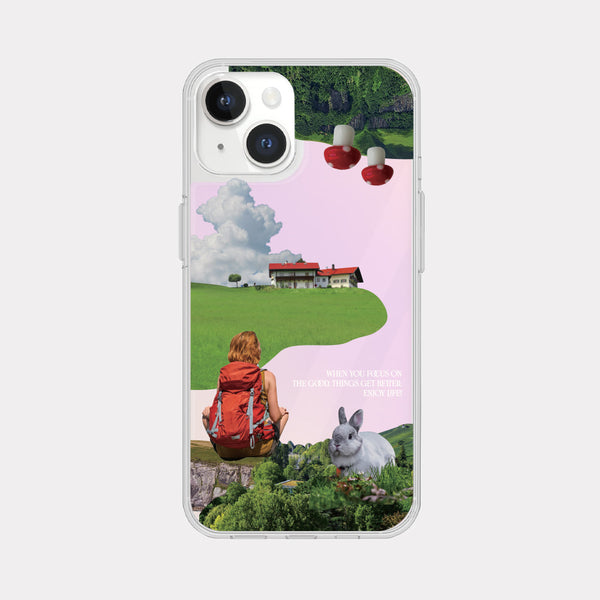 [Mademoment] Get Better Design Glossy Mirror Phone Case