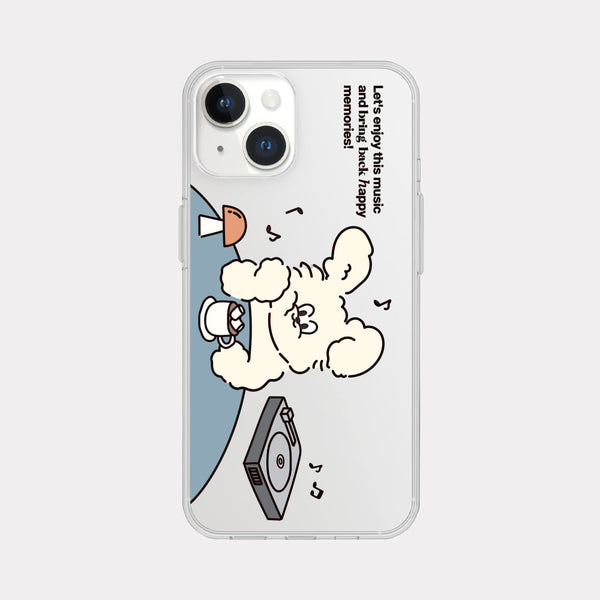 [Mademoment] Enjoy Music Butty Design Clear Phone Case (3 Types)