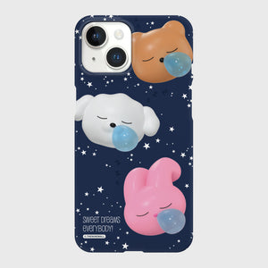 [THENINEMALL] Pattern Sweet Dreams Hard Phone Case (2 types)