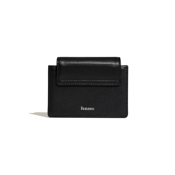 [Fennec] CIRCLE PADDING ACCORDION POCKET - BLACK