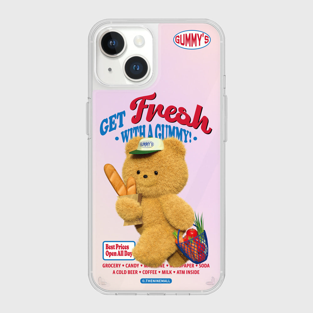 [THENINEMALL] Gummys Fresh Market Mirror Phone Case