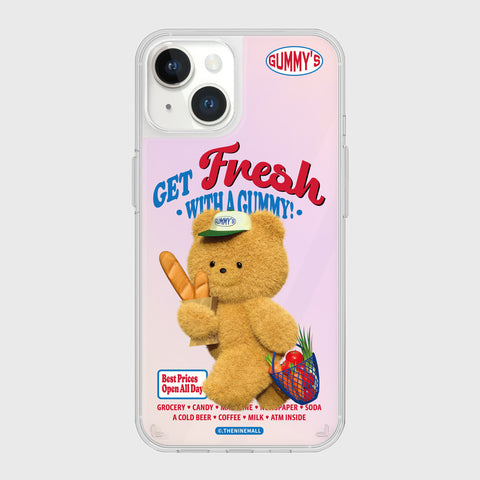 [THENINEMALL] Gummys Fresh Market Mirror Phone Case