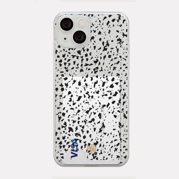 [Mademoment] Sand Pattern Design Clear Phone Case (3 Types)