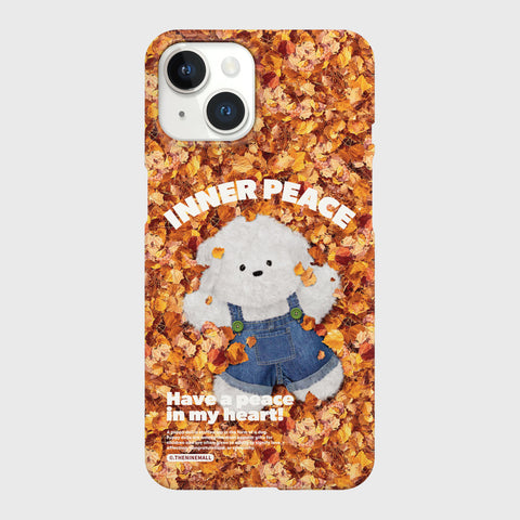 [THENINEMALL] Maple Inner Peace Ppokku Hard Phone Case (2 types)