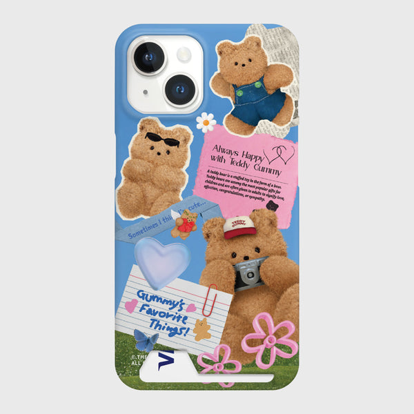 [THENINEMALL] Gummy Collage Hard Phone Case (2 types)