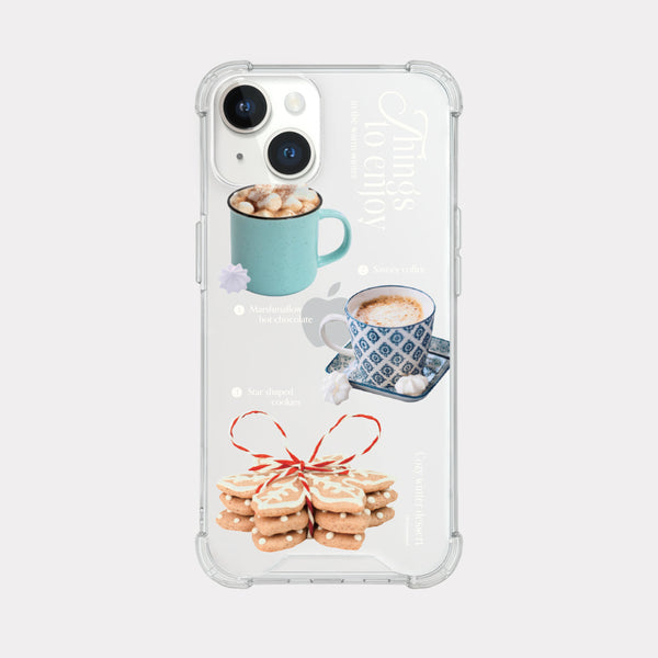 [Mademoment] Holiday Dessert Design Clear Phone Case (3 Types)