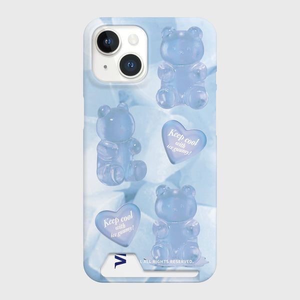 [THENINEMALL] Heart Ice Gummy Hard Phone Case (2 types)