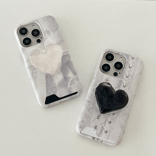 [Mademoment] White Race Design Phone Case