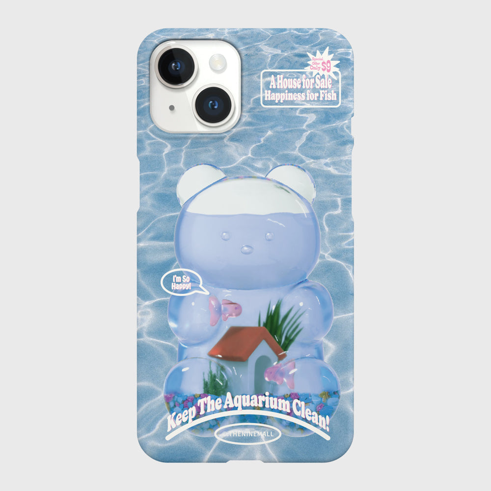 [THENINEMALL] Gummy Fish House Hard Phone Case (2 types)