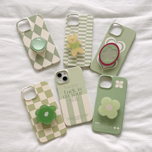 [Mademoment] Coloring Green Design Phone Case