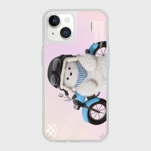 [THENINEMALL] Rider Puppy Mirror Phone Case