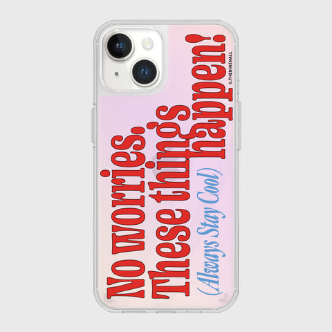 [THENINEMALL] Vintage No Worries Mirror Phone Case