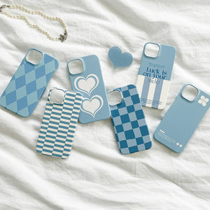 [Mademoment] Coloring Blue Design Phone Case