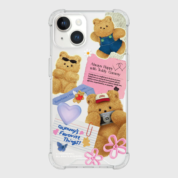 [THENINEMALL] Gummy Collage Clear Phone Case (3 types)