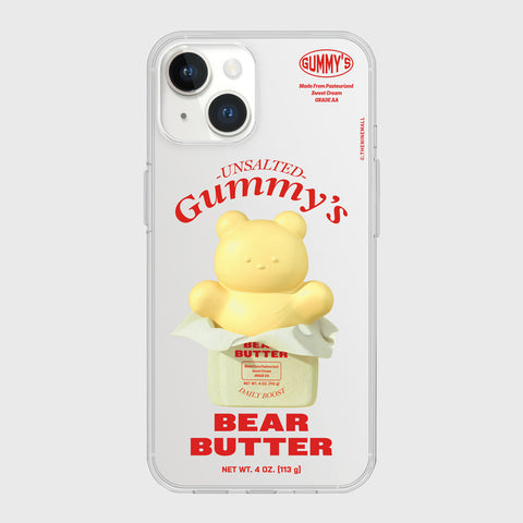 [THENINEMALL] Butter Gummy Clear Phone Case (3 types)