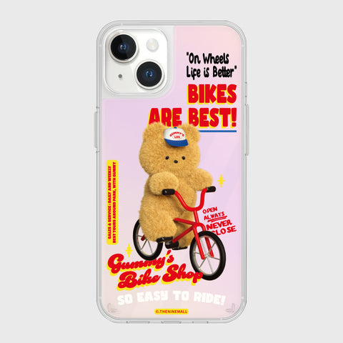 [THENINEMALL] Gummys Bike Shop Mirror Phone Case