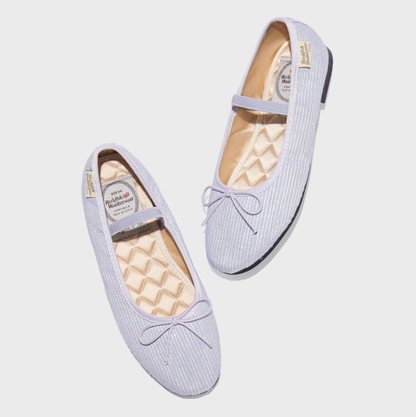 [Rockfish Weatherwear] HAZEL RIBBON FLAT (QUILTED) - BLUE