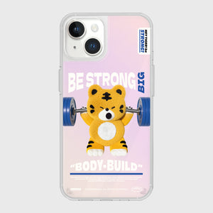 [THENINEMALL] Squat Hey Tiger Mirror Phone Case