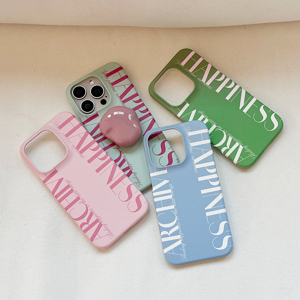 [Mademoment] Happiness Archive Design Phone Case