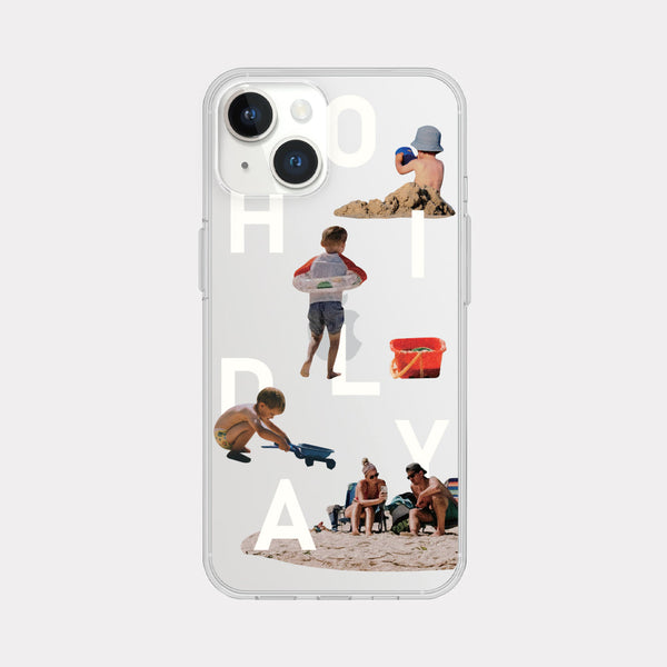 [Mademoment] Sand Play Design Clear Phone Case (3 Types)