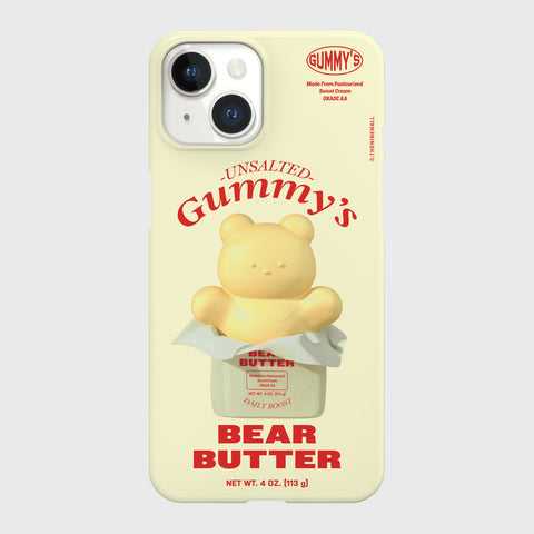 [THENINEMALL] Butter Gummy Hard Phone Case (2 types)