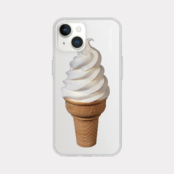 [Mademoment] Sweet Ice Cream Design Clear Phone Case (3 Types)