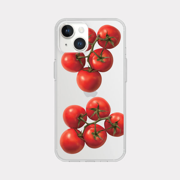 [Mademoment] Red Tomato Design Clear Phone Case (3 Types)