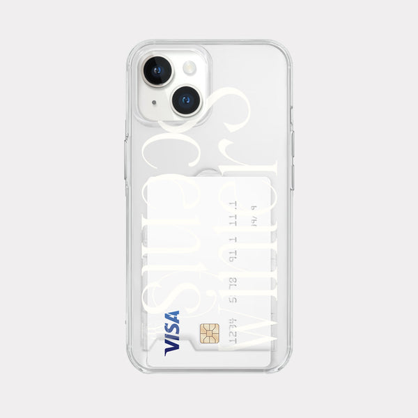 [Mademoment] Scents Of Winter Design Clear Phone Case (3 Types)