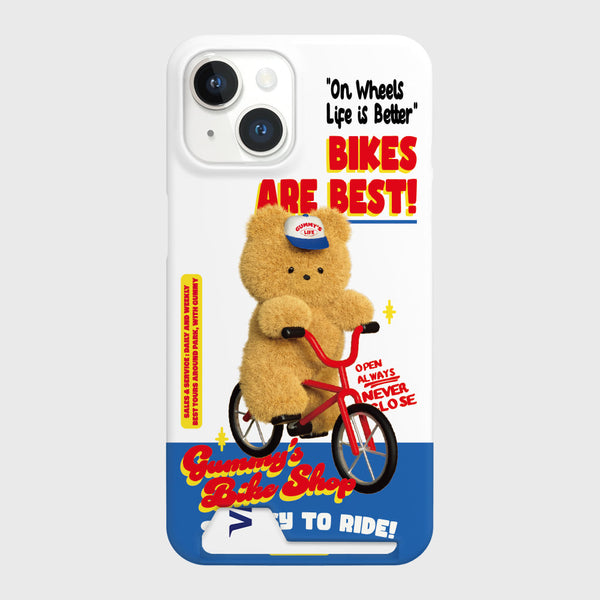 [THENINEMALL] Gummys Bike Shop Hard Phone Case (2 types)