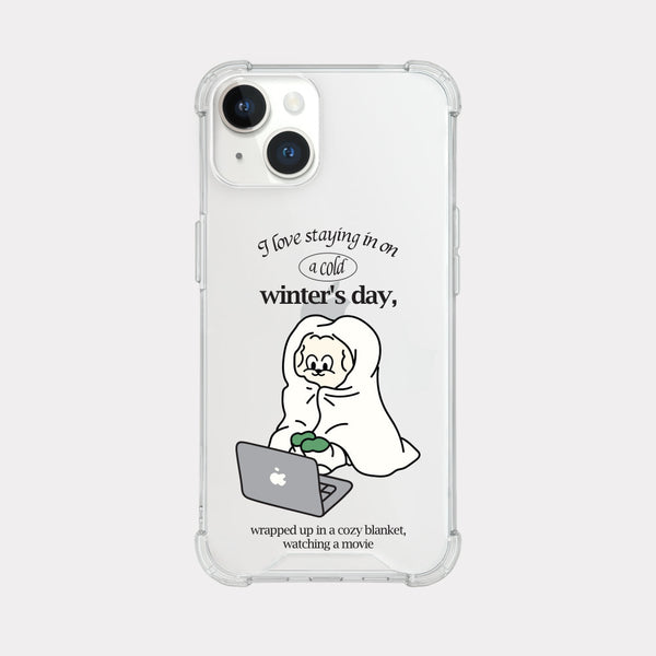 [Mademoment] Rest At Home Butty Design Clear Phone Case (3 Types)