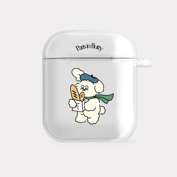 [Mademoment] Parisian Butty Design Clear AirPods Case